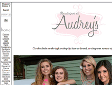 Tablet Screenshot of boutiqueataudreys.com